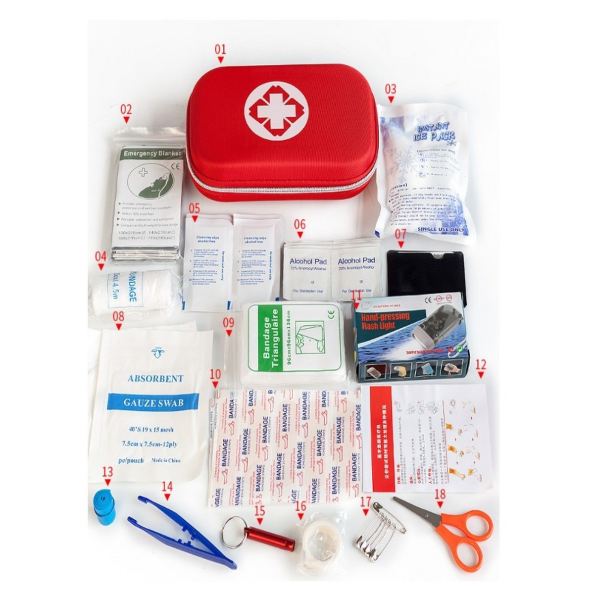 Botiquín Kit De Primeros Auxilios Para Exteriores