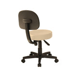 Piso Taburete Consulta Medica Con Respaldo - Beige