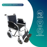 Silla De Ruedas De Traslado Geriátrica Pro - Reacondicionado