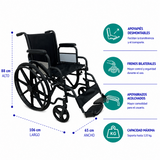 Silla De Ruedas Estándar Plus Desmontable