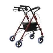 Andador Ortopédico Bariatrico 4 Ruedas Asiento y Canasto