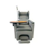 Butaca Clínica Reclinable Soporte Cabeza Portasuero y Mesa
