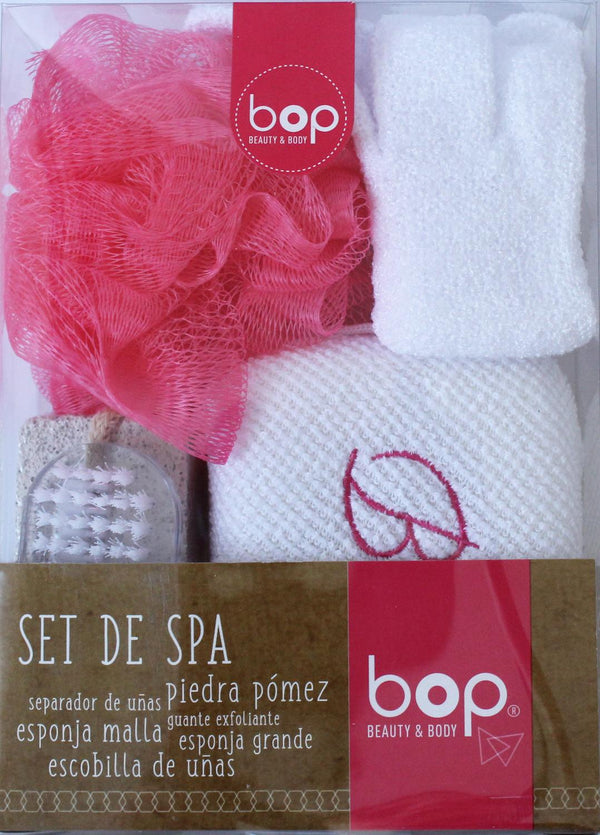 Set De Spa Rosado Bop