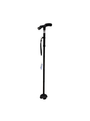 Baston Plegable Negro Con Luz
