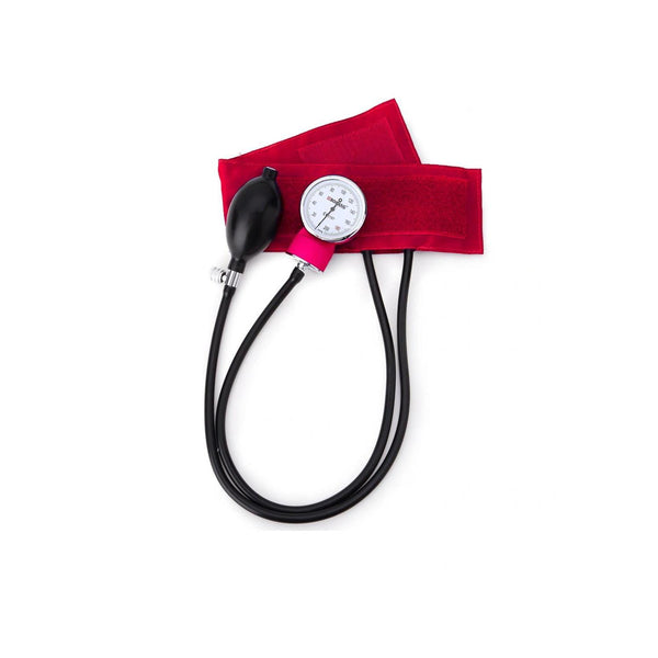 Tensiómetro Esfigmomanómetro Aneroide Pediátrico Rojo