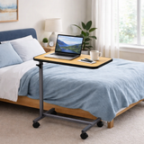 Mesa Con Ruedas Ajustable Para Cama - Café