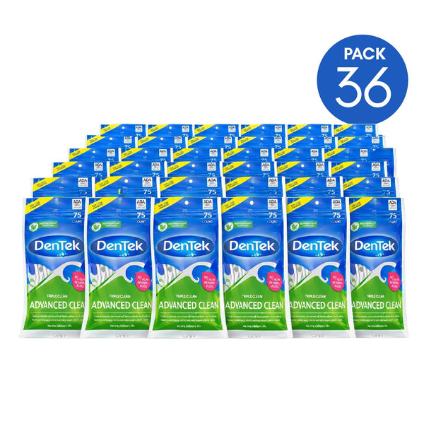Pack x36 Hilo Dental DenTek Triple Clean 2.700 Count