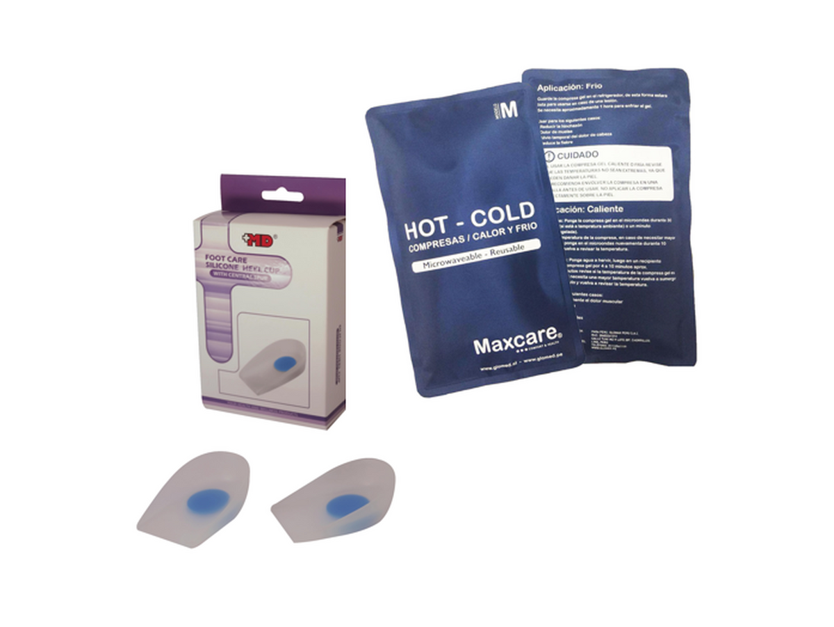 Pack talonera S + Compresa gel frio calor mediana 22.5 x 13