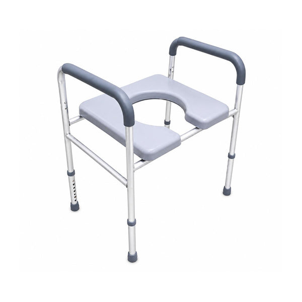 Alza Baño Ajustable con Apoyabrazos