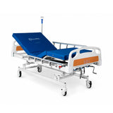 Cama Clínica Manual 3 Pos Plus + Colchón 4 Pliegues 10cm