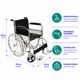 Silla De Ruedas Estándar Asiento Eco