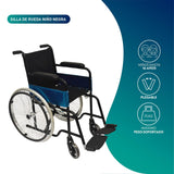 Silla De Ruedas Pediatrica Niño - Reacondicionada