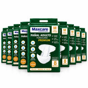 Pack 12 Pañal Adulto Maxcare Premium Talla M - 96 Unidades