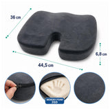 Cojín Ortopédico Coxis Asiento Ergonométrico 44.5*36*6.8