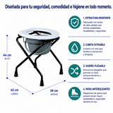 Piso Asiento baño WC Plegable