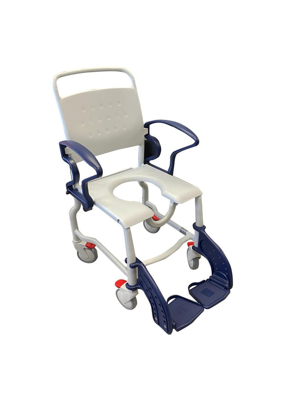 Silla De Ducha WC Azul Hamburg Rebotec  Alemania