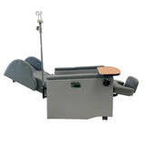 Butaca Clínica Reclinable Soporte Cabeza Portasuero y Mesa