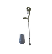 Pack bastón europeo codera fija + Regatón gris 1,9 cm