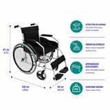 Silla De Ruedas Aluminio Ultra