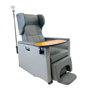 Butaca Clínica Reclinable Soporte Cabeza Portasuero y Mesa