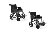 Pack 2 Sillas de Ruedas Traslado Geriátrica Premium