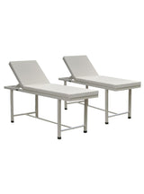Pack 2 Camilla Examen Consulta Médica Tapiz Blanco