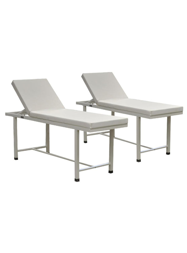Pack 2 Camilla Examen Consulta Médica Tapiz Blanco