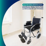 Silla De Ruedas De Traslado Geriátrica Pro - Reacondicionado