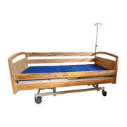 Cama Clínica Eléctrica 3 Posiciones Madera + Colchón 8cm