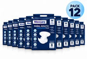 Pack 12 Pañal Adulto Maxcare Plus Talla M - 96 Unidades