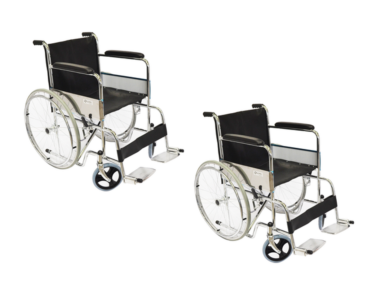 Pack 2 Sillas De Ruedas Estándar Asiento Eco