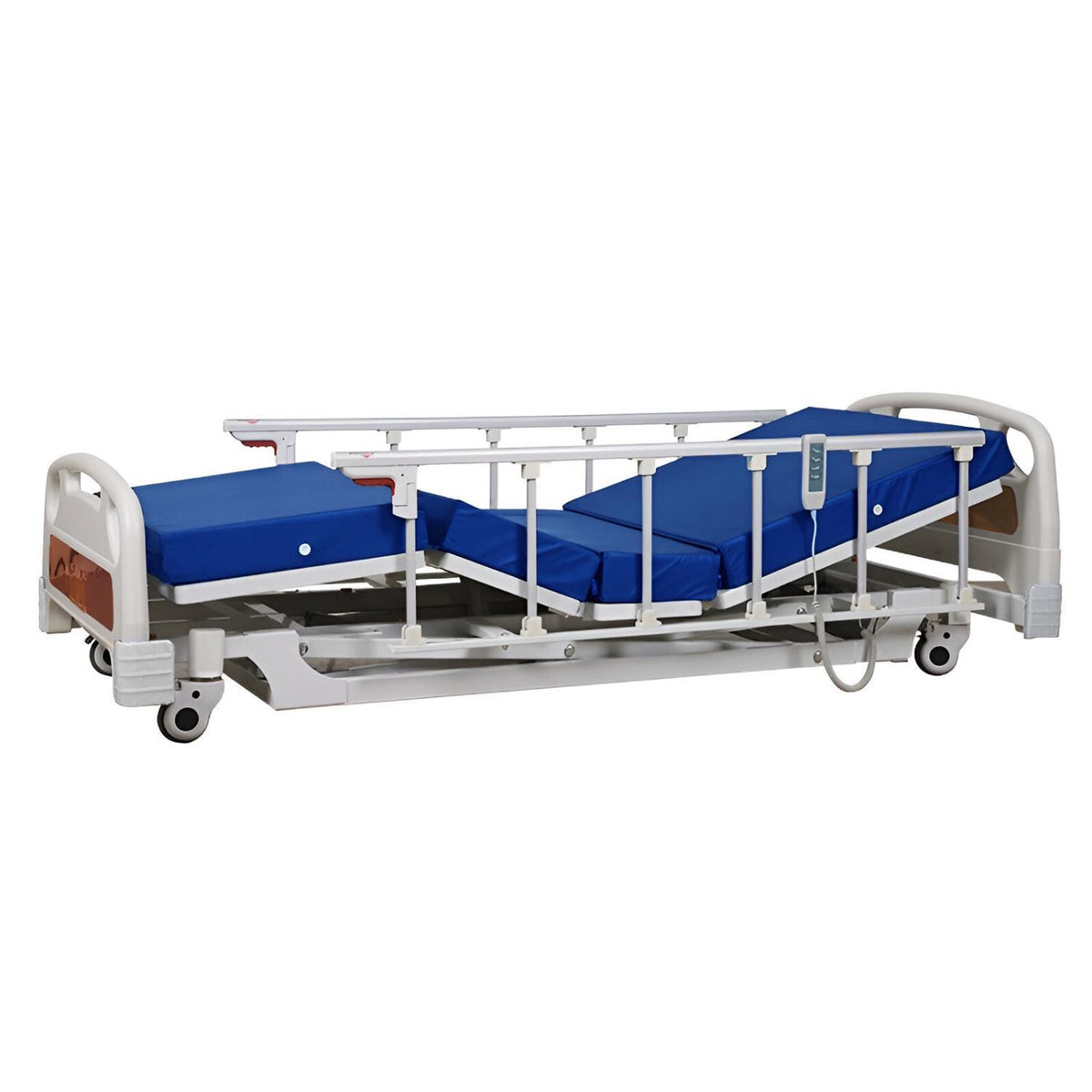 Cama Clinica Electrica 4 Pos Ultra Low + Colchon 8cm + Topper