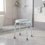 Piso Silla De Baño Giratoria Antideslizante Altura Ajustable