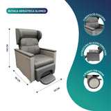 Butaca Clínica Reclinable Soporte Cabeza