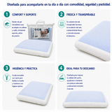 Almohada Viscoelastica Gel Bamboo Pro 63x40x10