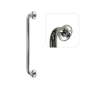 Barra Seguridad Baño Cromada 80cm