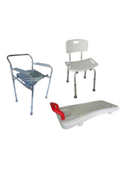 Pack Baño: Baño Portátil + Silla De Baño Respaldo Extraible + Tabla Tina Basic