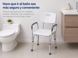 Silla De Baño Apoya Brazos Fijo