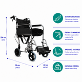Silla De Ruedas De Traslado Estándar Liviana