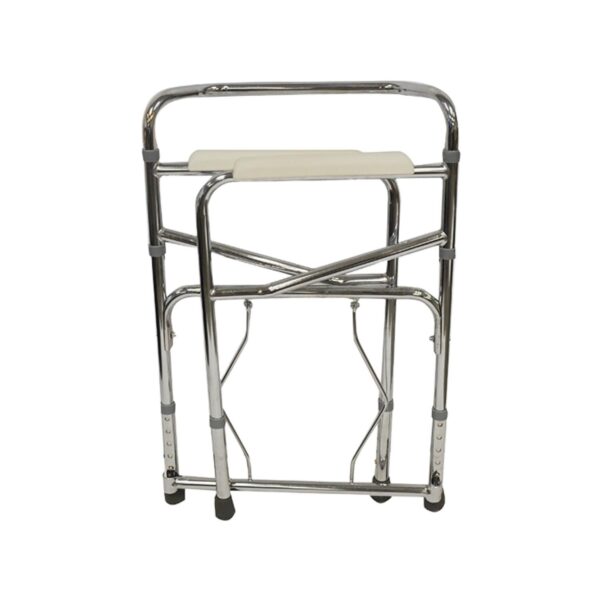 Baño Portátil WC Plegable Acero Cromado - Imagen 3