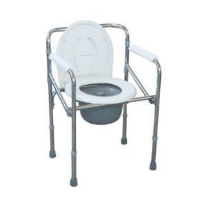 Baño Portátil WC Plegable Acero Cromado