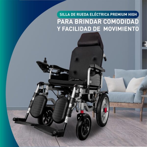 Silla De Ruedas Eléctrica Adulto Premium High - Imagen 4