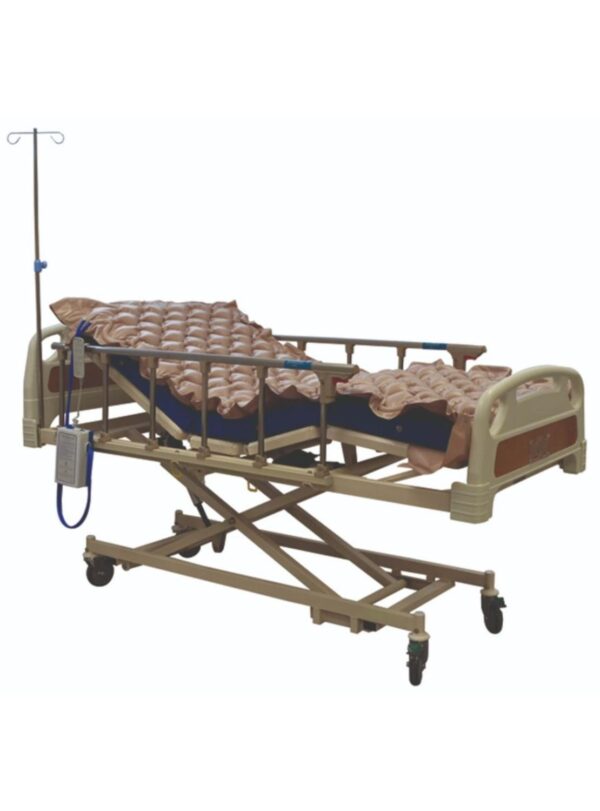 Cama Clínica Eléct 4 Pos Prem + Colchón Imper 8cm + Antiesc