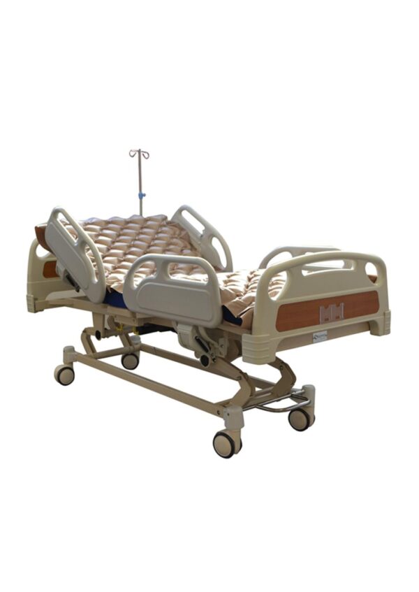 Cama Clínica Elect 5 Pos Dlux + Colchon Imper 8cm + Antiesc