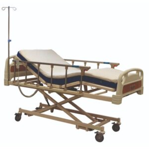 Cama Clínica Eléct 4 Pos Prem + Colchón Imper 10cm + Topper