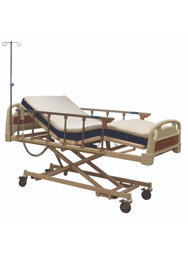 Cama Clínica Eléct 4 Pos Prem + Colchón Imper 10cm + Topper