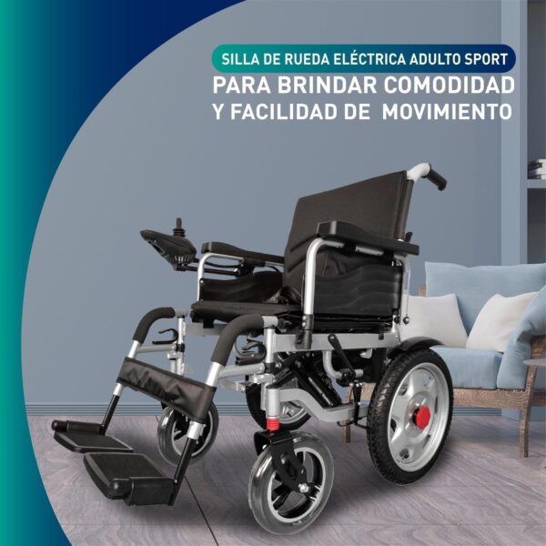 Silla de Ruedas Eléctrica Adulto Sport - Imagen 4