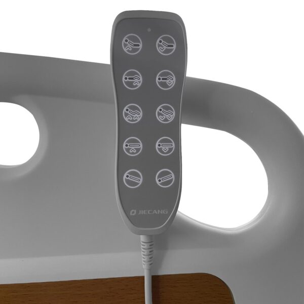 Cama Clínica Elect 5 Pos Dlux + Colchon Imper 10cm + Topper - Imagen 4