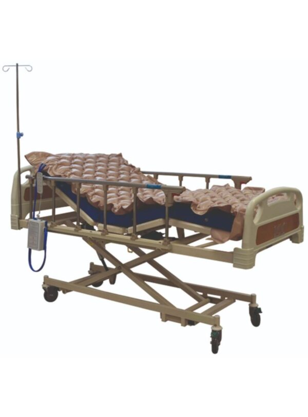 Cama Clínica Eléct 4 Pos Perm + Colchón Imper 10cm + Antiesc