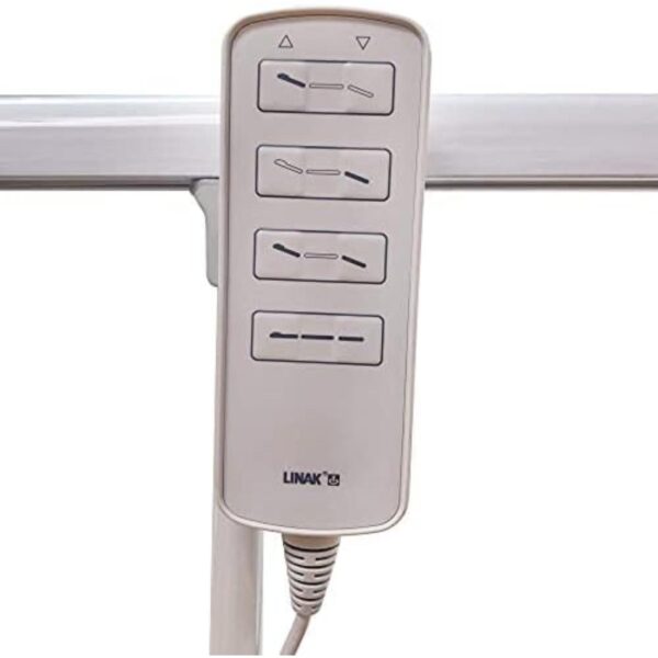 Cama Clínica Eléct 4 Pos Prem + Colchón Imper 8cm + Antiesc - Imagen 5
